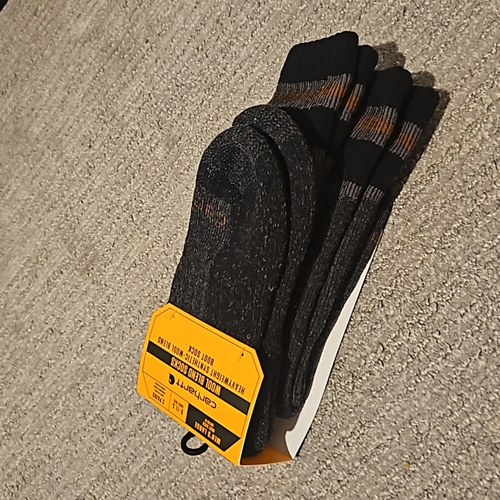 NWT!! Men's Carhartt Wool blend boot socks